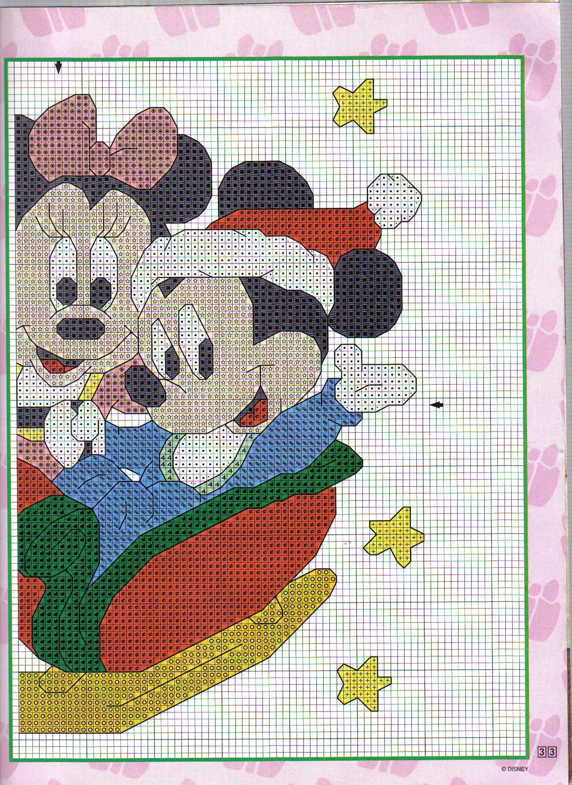 Schema punto croce Quadro-con-slittino-2