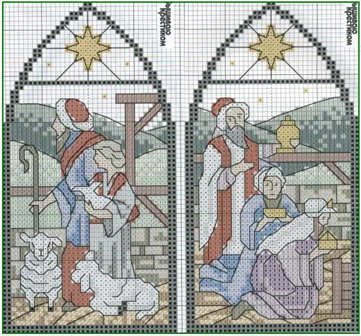 Schema punto croce Religione-3