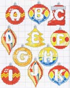 Schema punto croce Abc-natale