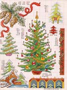 Schema punto croce alberi 2