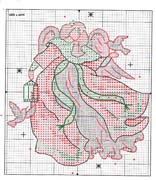 Schema punto croce Angeli Su Albero 12