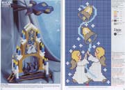 Schema punto croce Angioletti-campanelle