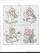 Schema punto croce Angioletti Natalizi 02