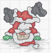 Schema punto croce Babbo-natale-3