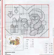 Schema punto croce bavaglino
