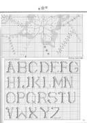 Schema punto croce Calza Monocolore 1h