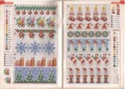 Schema punto croce clima natalizio 2