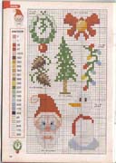 Schema punto croce clima natalizio 6