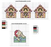Schema punto croce Orologi-a-muro
