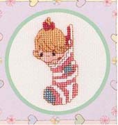 Schema punto croce precious moments 2