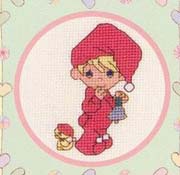 Schema punto croce precious moments 6