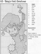 Schema punto croce precious moments 9