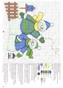 Schema punto croce pupazzi vestiti