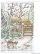 Schema punto croce quadretto pupazzo 2