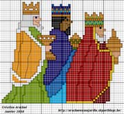 Schema punto croce Re-magi-2