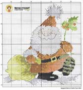 Schema punto croce santa claus