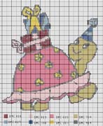 Schema punto croce tartaruga regali