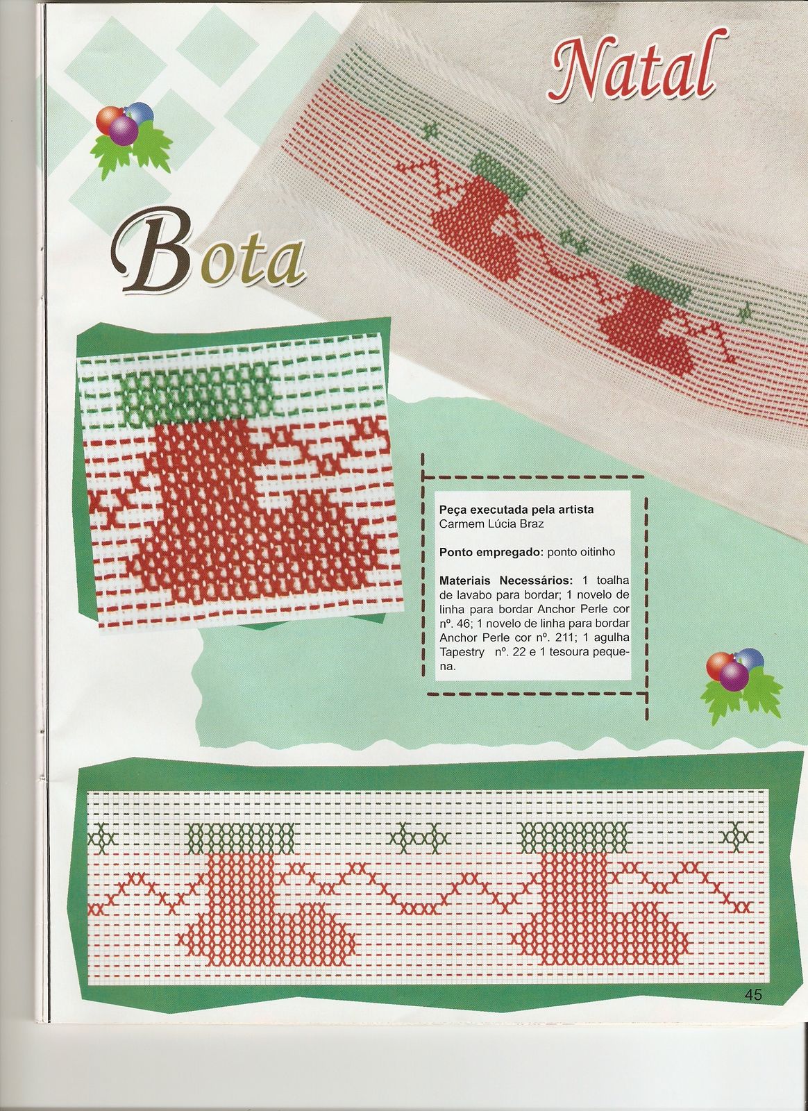 Schema punto croce Spunti-natalizi