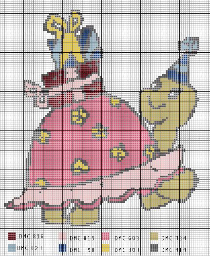 Schema punto croce Tartaruga Regali