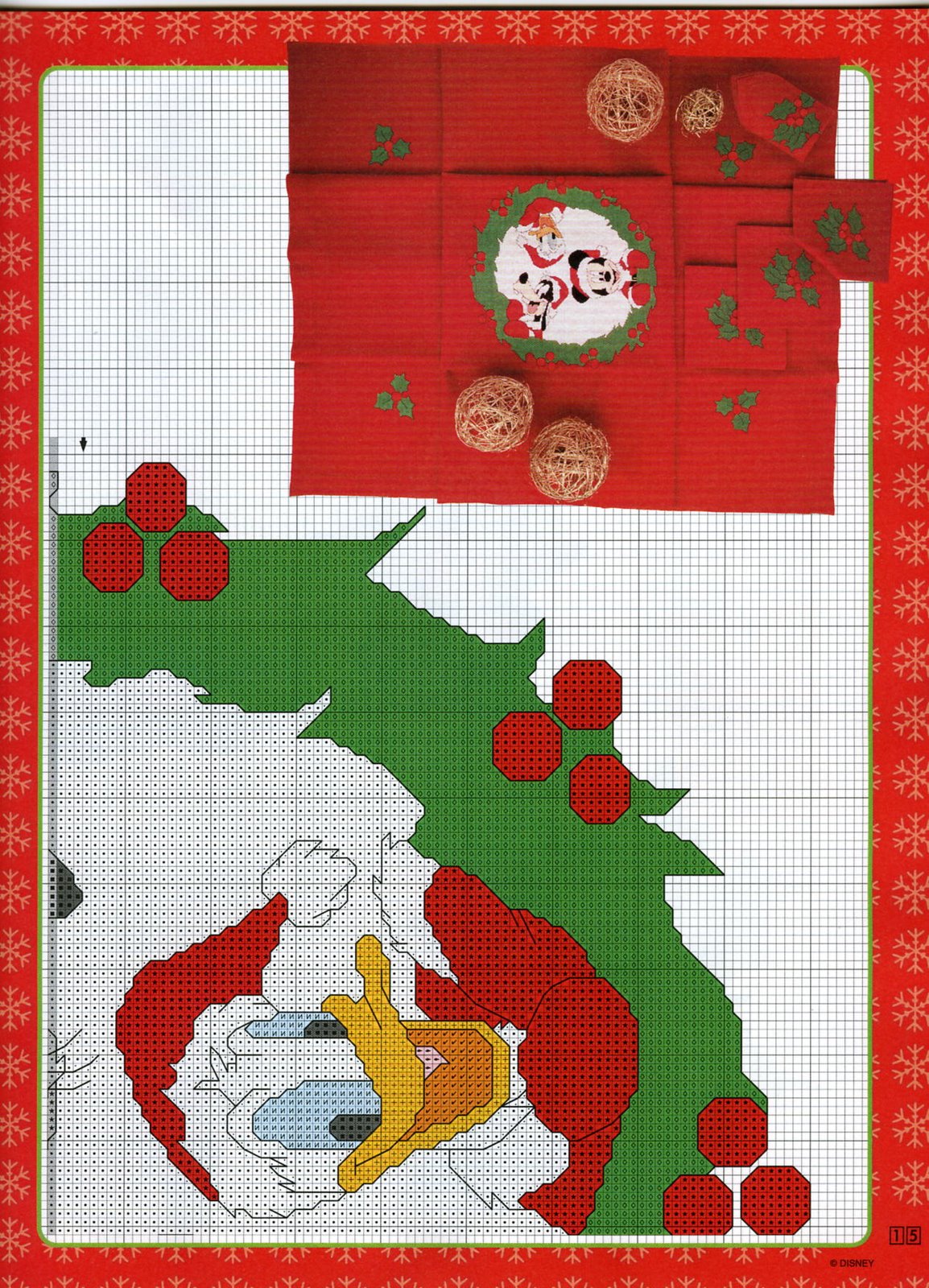 Schema punto croce Walt-disney-natale-2