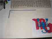 Schema punto croce Scorpione Luna