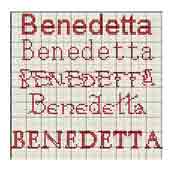 Schema nome Benedetta 1