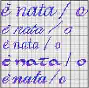 Schema "è nata"