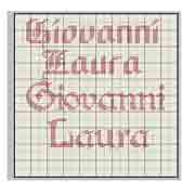 Schema nome Giovanni e Laura