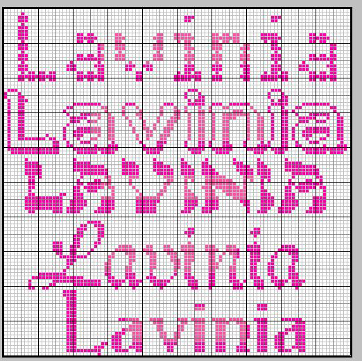 Schema punto croce Lavinia1