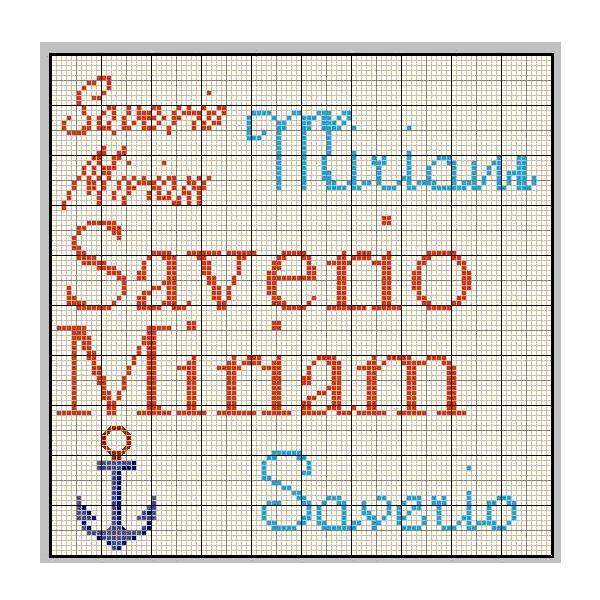 Schema punto croce Saverio Miriam2