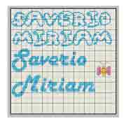 Schema nome Saverio e Miriam 3