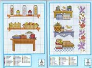 Schema punto croce Barattoli