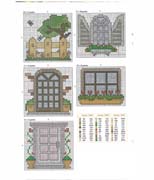 Schema punto croce Finestra Porta