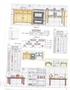 Schema punto croce Mobili Cucinino