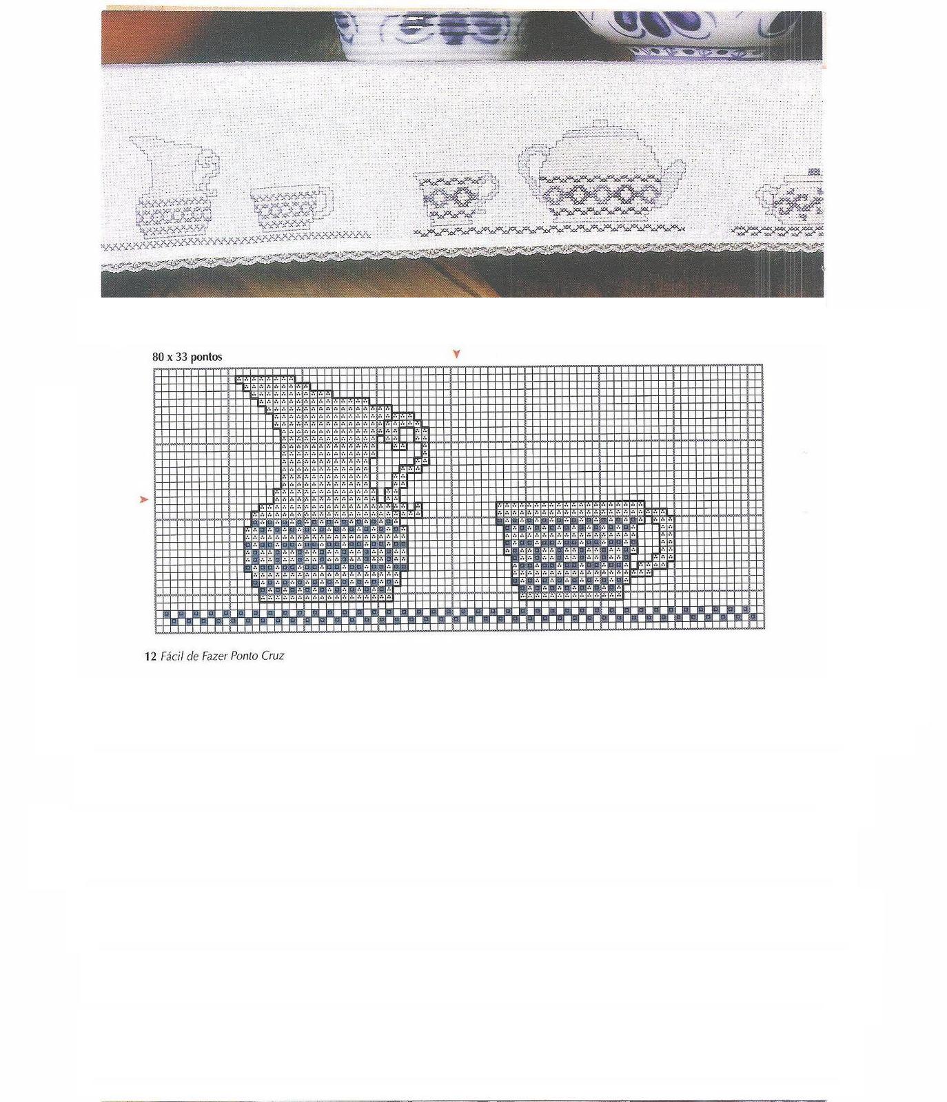 Schema punto croce Tazza Teiera