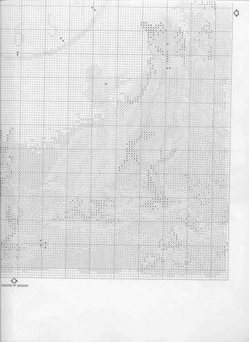 Schema punto croce Beatrix Potter Clock 4