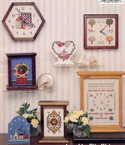 Schema punto croce Orologi Country 1