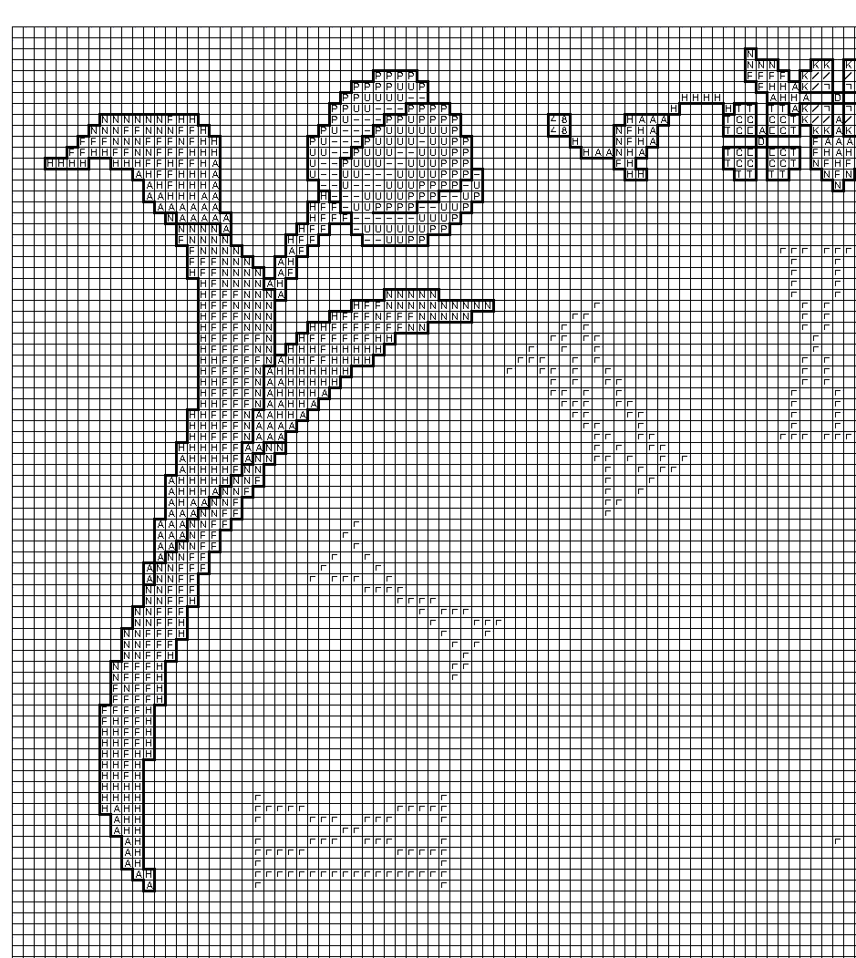 Schema punto croce Orologio Cesto Fiori 1b