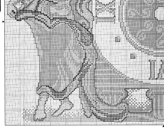 Schema punto croce Orologio Classico 3e