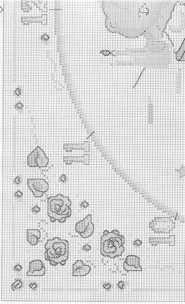 Schema punto croce Orologio Forever 1b