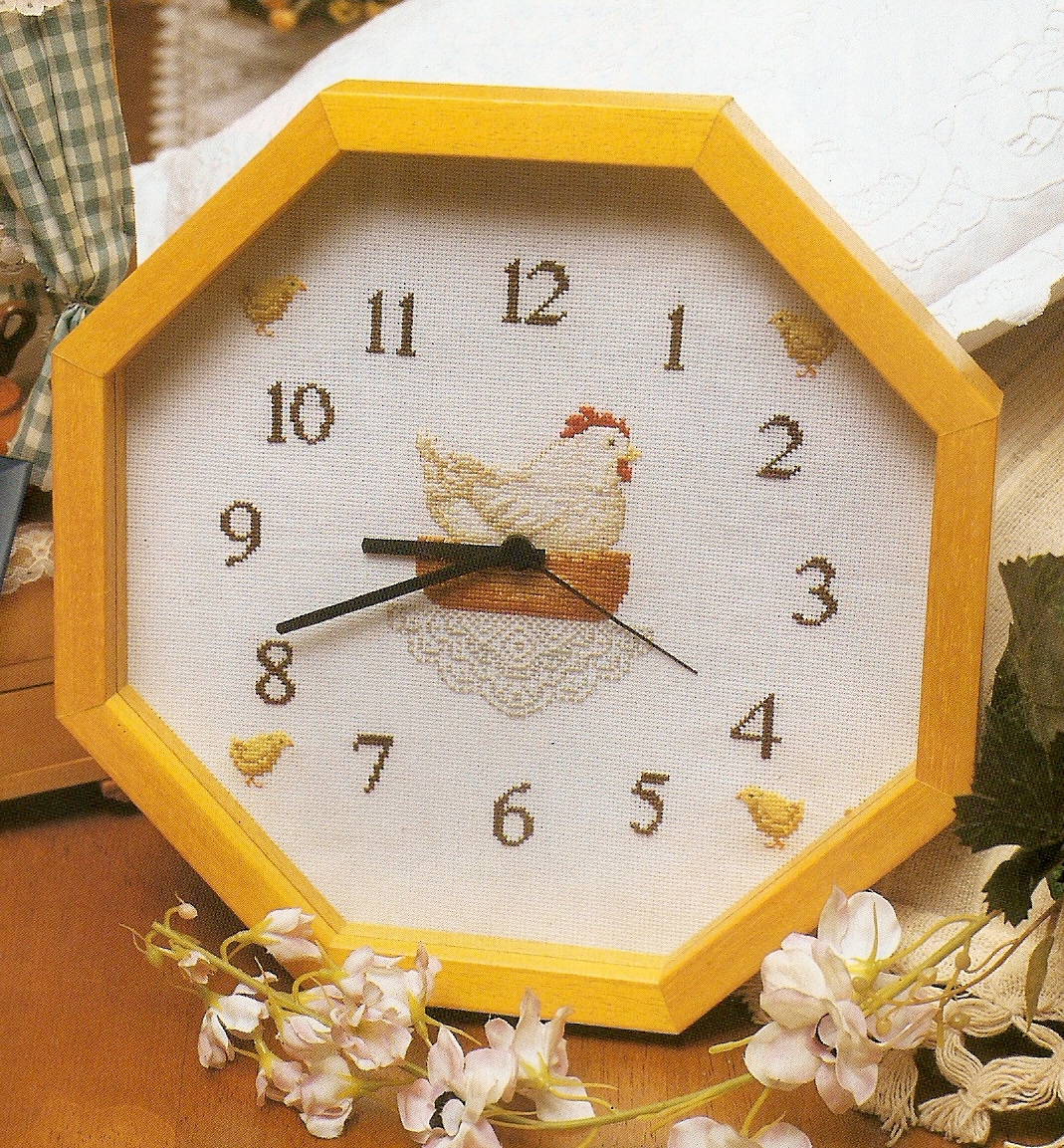 Schema punto croce Orologio Gallica Cova1