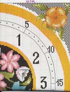 Schema punto croce Fiore Minuto 4