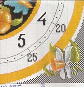 Schema punto croce Fiore Minuto 7