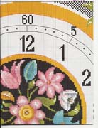 Schema punto croce Fiore Minuto 8