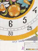 Schema punto croce Fiore Minuto 9