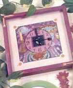 Schema punto croce Orologi Cena 1