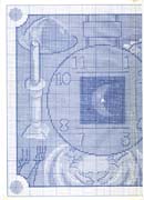 Schema punto croce Orologi Cena 2