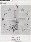 Schema punto croce Orologi Misti 5