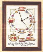 Schema punto croce Orologio Cucina 2a