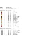 Schema punto croce Orologio Fiori Colorati2